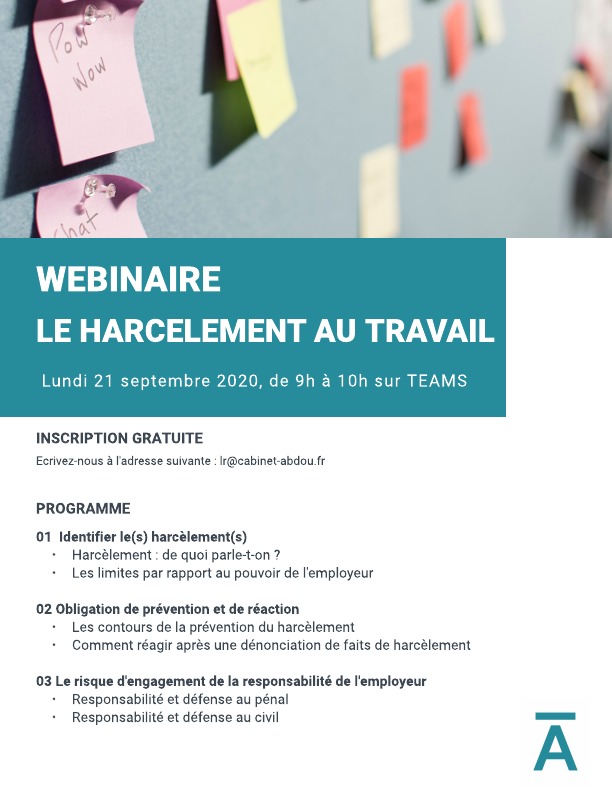 harcèlement formation webinaire 