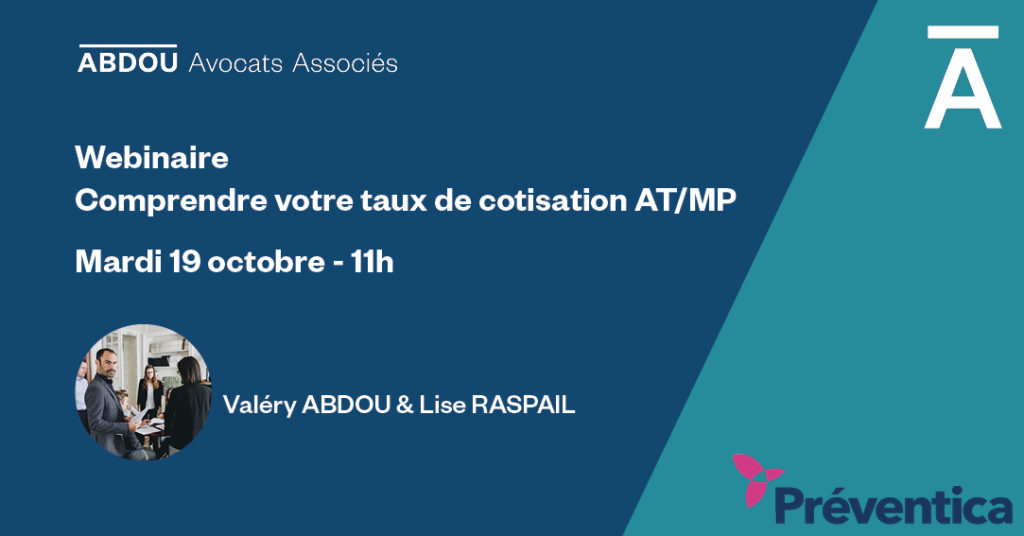 Webinaire / Comprendre votre taux de cotisation AT/MP